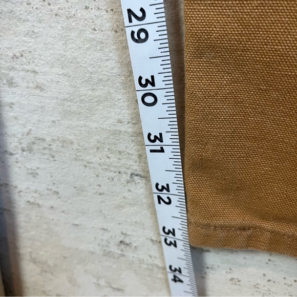 Vintage Mens Carhartt Double Knee Duck Canvas Bib Overalls - Picture 13 of 16